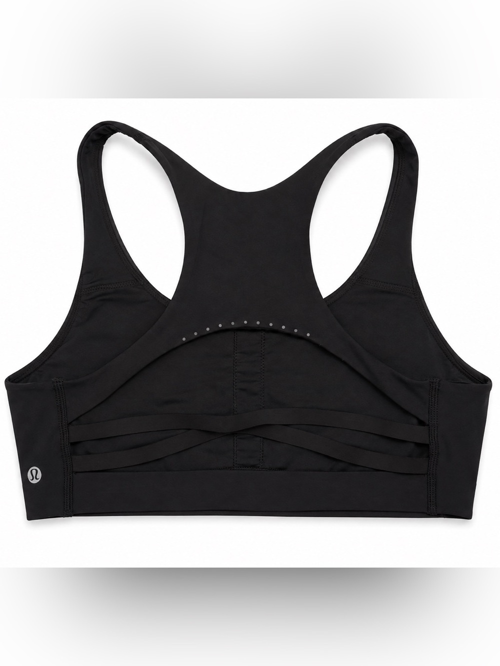 lululemon athletica Black Strappy Racerback Sports Bra